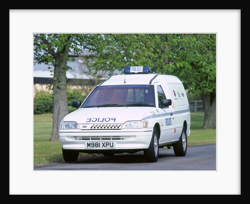 1995 Ford Escort Ecostar electric police van by Unknown