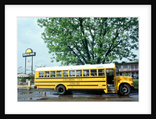 American School Bus,Texas by Unknown