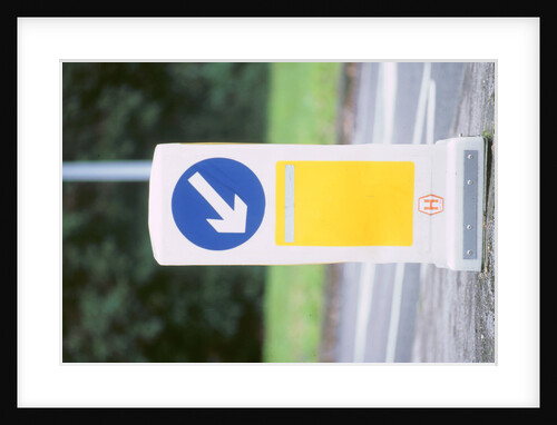 Keep left bollard by Unknown