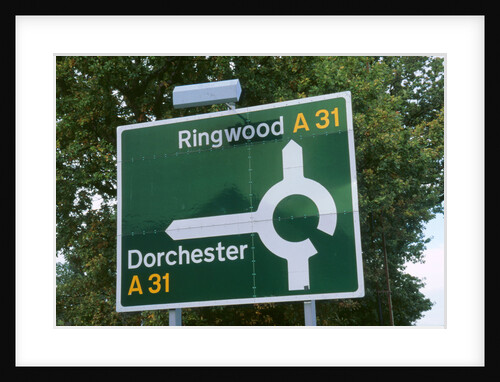 Road sign. A road by Unknown