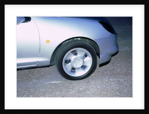 Wheel spin on 1998 Ford Puma producing smoke by Unknown