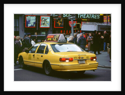 New York Yellow Taxi cab, 1995 by Unknown