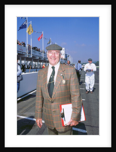 Commentator Murray Walker at 1998 Goodwood revival by Unknown