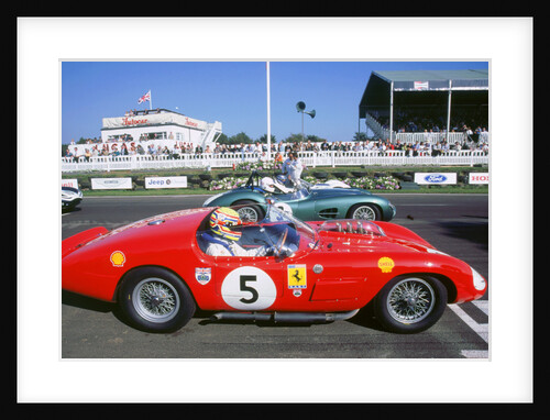 Ferrari on starting grid.1998 Goodwood revival by Unknown