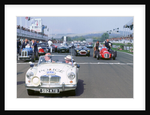 1998 Goodwood revival.MGA police car,on  starting grid by Unknown