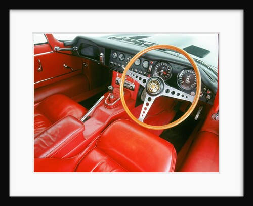 1964 Jaguar E type 3.8 interior by Unknown
