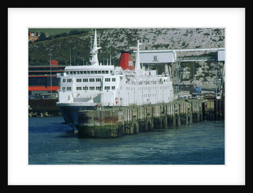 Car ferry At Dover by Unknown
