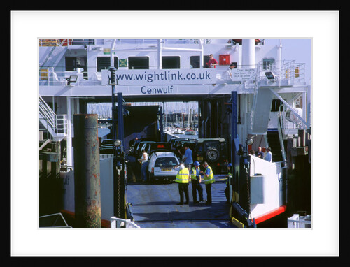 Lymington Car Ferry bound for Yarmouth, Isle of Wight, 2000 by Unknown