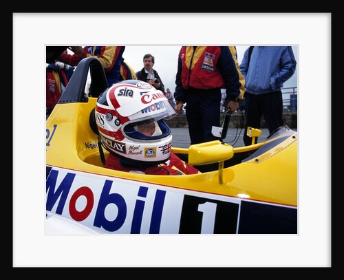 Nigel Mansell. by Unknown