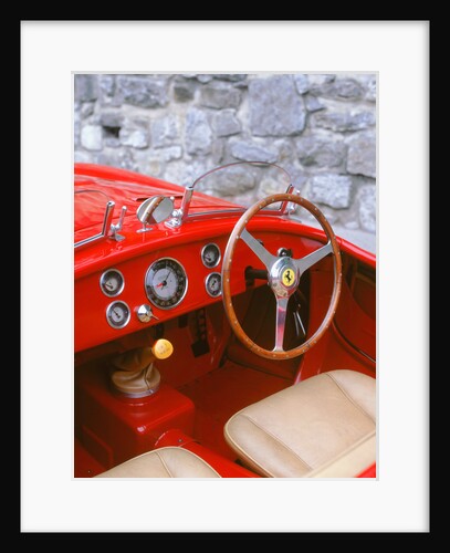 1949 Ferrari 166 Barchetta interior by Unknown