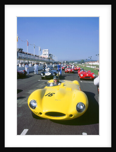 1998 Goodwood revival meeting. Jaguar D type, Martin Brundle by Unknown