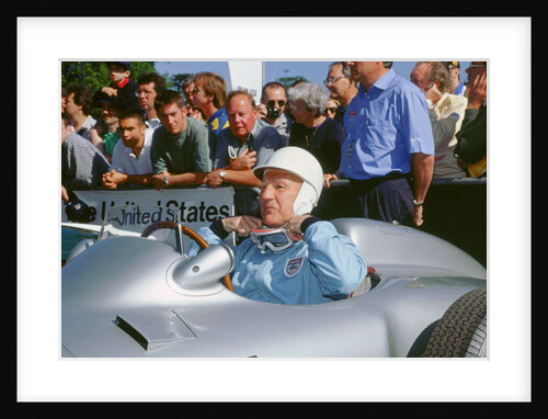 Stirling Moss prepares for the off. Goodwood festival of speed by Unknown