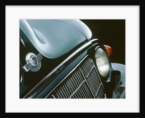 Close up view of 1949 Morris Minor by Unknown