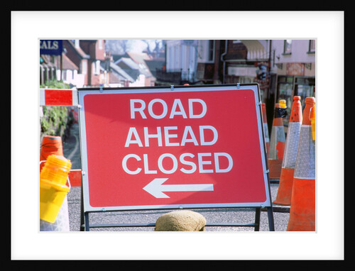 Roadworks 2001,Lyndhurst in Hampshire by Unknown