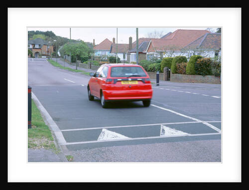 Traffic calming speed hump by Unknown