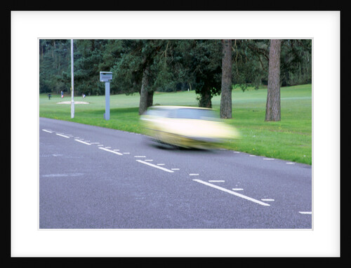 Speed Camera and road markings by Unknown