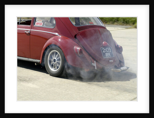 VW Beetle Burning out by Unknown