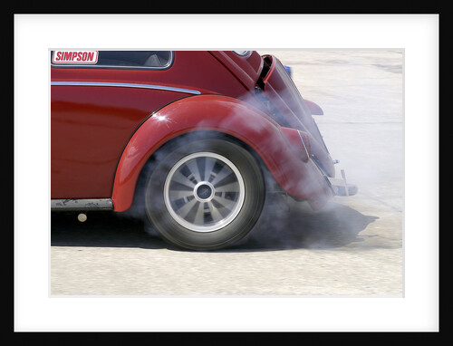 VW Beetle Burning out by Unknown