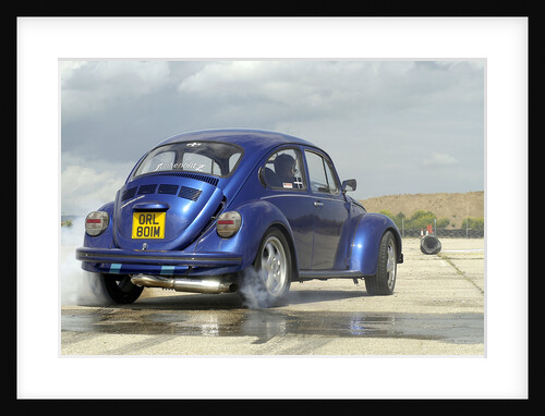 VW Beetle Burning out by Unknown