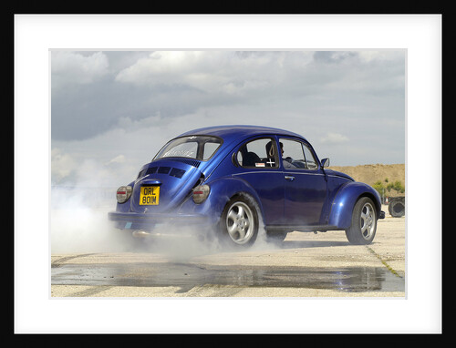 VW Beetle Burning out by Unknown