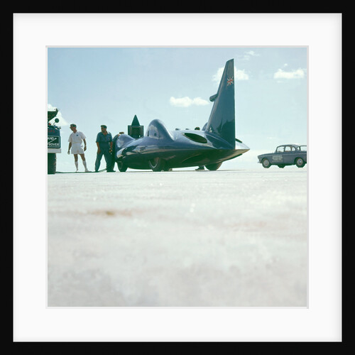 1963 Bluebird CN7 at Lake Eyre, Australia by Unknown