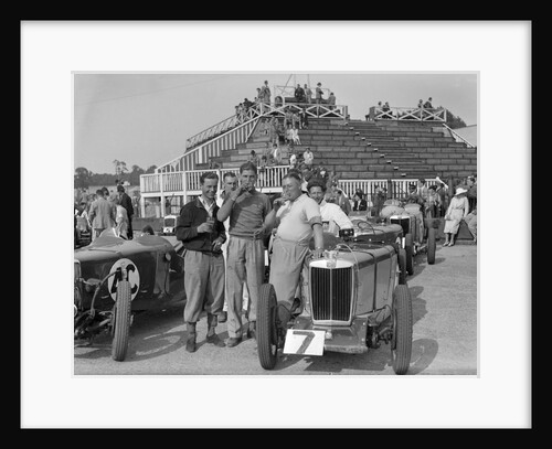 MG TA 1292 cc, Brooklands, 1937 by Bill Brunell