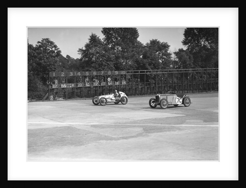 Kay Petre's Austin OHC 744 cc, LCC Relay GP, Brooklands, 26 July 1937 by Bill Brunell