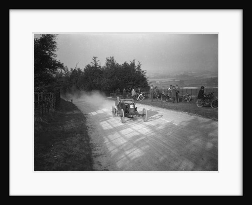 HR Godfrey driving a GN Bluebottle, Inter-Varsity Hillclimb, Tring, Hertfordshire, 5 March 1921 by Bill Brunell