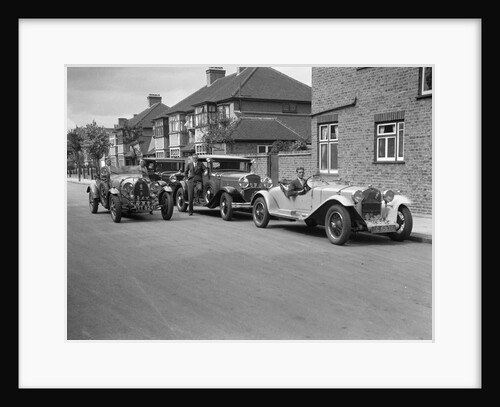 1930 Alfa-Romeo, Chrysler Coupe and Bugatti Type 43 2262cc by Bill Brunell