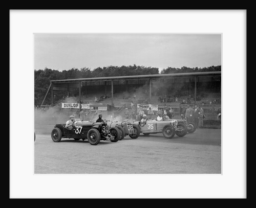 Race meeting at Donington Park, Leicestershire, 1936 by Bill Brunell