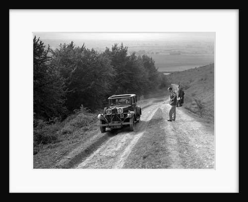 1933 Talbot 75 2276 cc competing in a Talbot CC trial by Bill Brunell