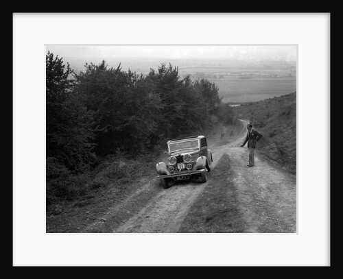 1934 Talbot 110 3377 cc competing in a Talbot CC trial by Bill Brunell