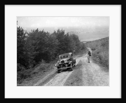 1934 Talbot 75 2276 cc competing in a Talbot CC trial by Bill Brunell