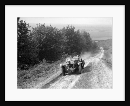 1934 Talbot 105 2970 cc competing in a Talbot CC trial by Bill Brunell