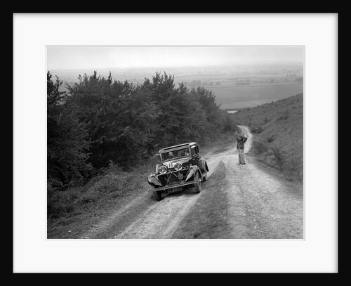 1935 Talbot 75 2276 cc competing in a Talbot CC trial by Bill Brunell
