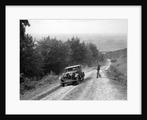 Talbot 75 2276 cc competing in a Talbot CC trial by Bill Brunell