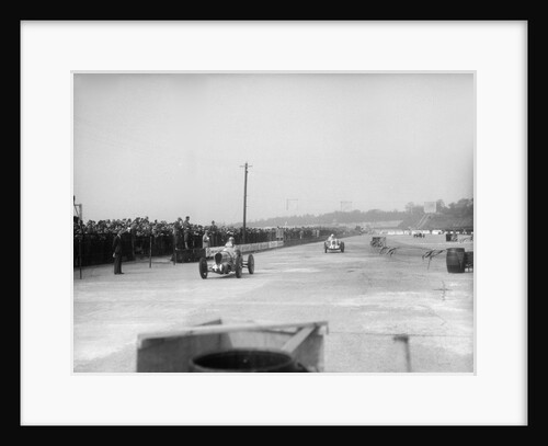 MG cars of Doreen Evans and John Henry Tomson Smith, JCC International Trophy, Brooklands, 1936 by Bill Brunell