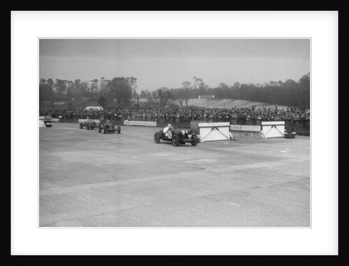 ERA cars of Jock Manby-Colegrave and Raymond Mays, JCC International Trophy, Brooklands, 2 May 1936 by Bill Brunell