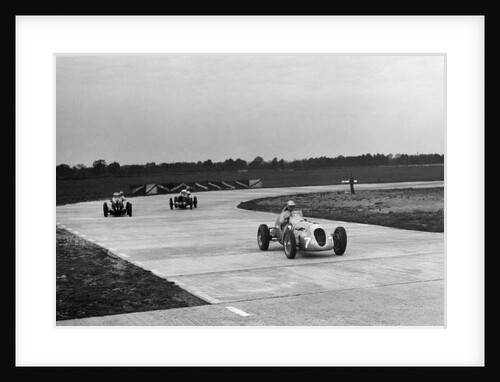 Appleton Special Racing single seater, Rapier Special and MG on the Campbell Circuit at Brooklands by Bill Brunell