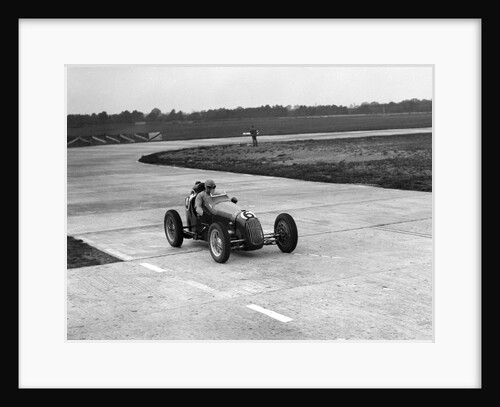 Austin 7 twin cam racing single seater on the Campbell Circuit, Brooklands by Bill Brunell