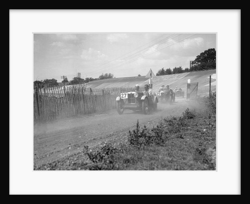 Cars competing at the JCC Members Day, Brooklands, 5 July 1930 by Bill Brunell