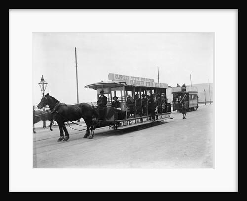 Horse bus at the RAC TT race, Isle of Man, 10 June 1914 by Bill Brunell