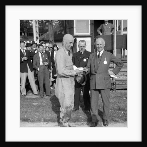 Earl Howe at the BARC Meeting, Brooklands, 25 May 1931 by Bill Brunell