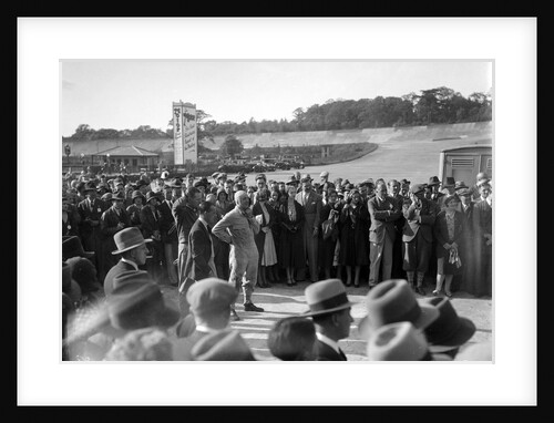 Earl Howe at the BARC Meeting, Brooklands, 25 May 1931 by Bill Brunell