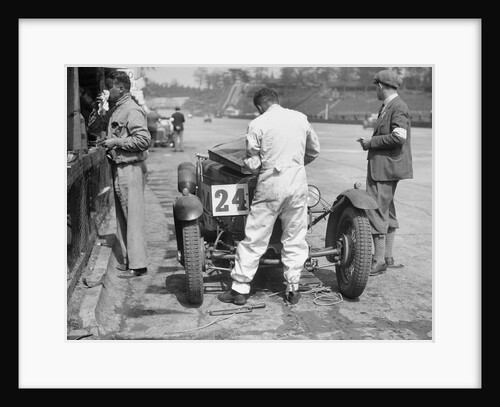 CM Harvey and HJ Aldington's Frazer-Nash at the JCC Double Twelve race, Brooklands, 8/9 May 1931 by Bill Brunell