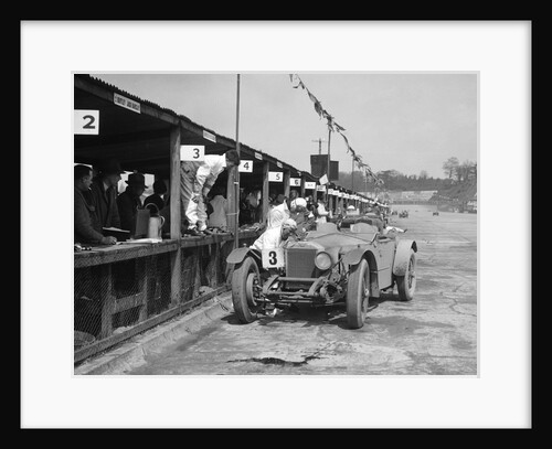Dudley Froy and George Field's Invicta at the JCC Double Twelve race, Brooklands, 8/9 May 1931 by Bill Brunell