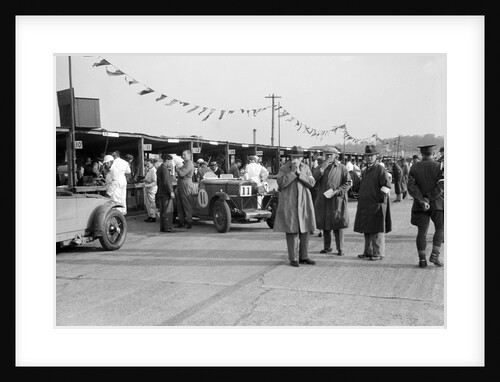 Talbot 105 of Tim Rose-Richards and John Cobb at the JCC Double Twelve race, Brooklands,  May 1931 by Bill Brunell