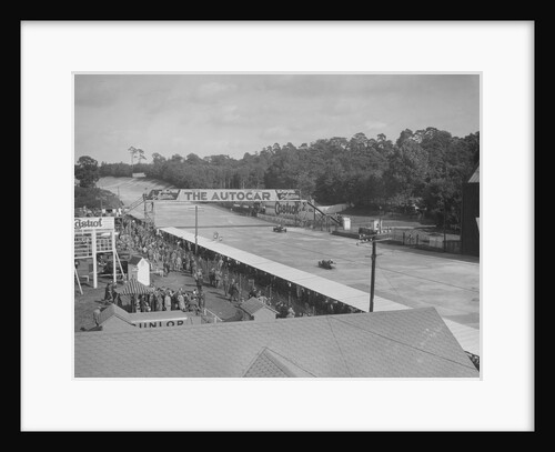 Austin 747 cc works racer competing at Brooklands by Bill Brunell