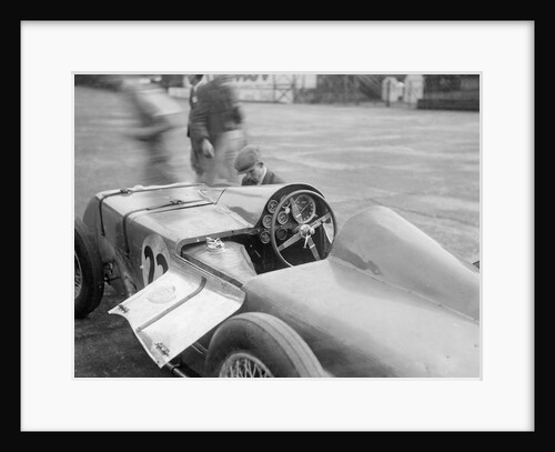 Cocckpit of Arthur Francis Ashby's special-bodied Riley 9 Brooklands, Brooklands, 1932 by Bill Brunell