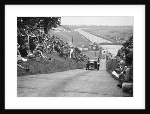 G Dixon's Riley taking part in the JCC Members Day, Brooklands, 4 July 1931 by Bill Brunell